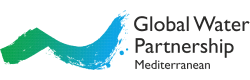 Logo for the Global Water Partnership (GWP), a global action network towards a water secure world